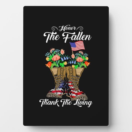 7月4日メモリアルデー退役軍人の名誉 フォトプラーク (正面)