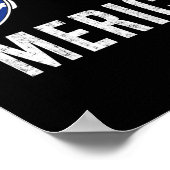 7月4日メリカアメリカ国旗の男の子G ポスター (角)