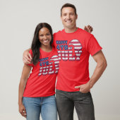 7月4日メンズレッドTシャツ Tシャツ (ユニセックス)