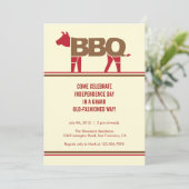 7月4日モダンBBQ招待状 招待状 (スタンド正面)