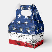 7月4日モノグラム名愛国的アメリカ国旗 フェイバーボックス (裏面サイド)