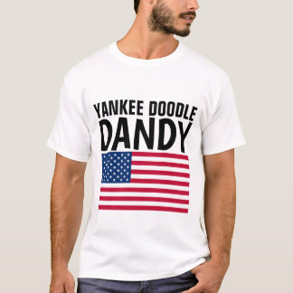 7月4日ヤンキー・ドゥードゥル・ダンディ メンズTシャツ Tシャツ