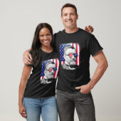 7月4日ユリシーズSグラント米国国旗Tシャツ Tシャツ (ユニセックス)