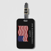 7月4日ラゲッジタグ – 愛国旅行 ラゲッジタグ (正面縦)