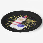 7月4日ラマ ペーパープレート (アングル)