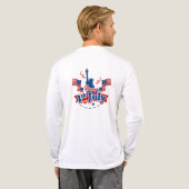 7月4日ランドマーク国旗 トライブレンドTシャツ (背面全体)