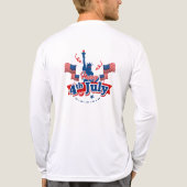 7月4日ランドマーク国旗 トライブレンドTシャツ (背面)