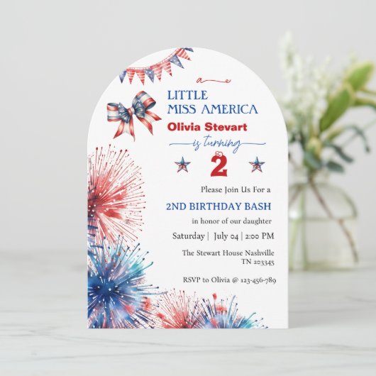 7月4日リトル恋しく思アメリカ2日目 招待状 (スタンド正面)