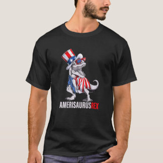 7月4日レックスアメリザウルスレックス少年たち Tシャツ