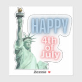 7月4日レディ・リバティ・ネオン シール (シート)