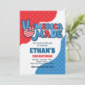 7月4日レトロ「メリカ誕生パーティー」 招待状 (スタンド正面)