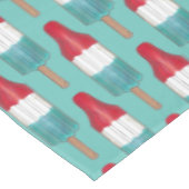 7月4日ロケット愛国ポスポップ・アートのシクルプリント テーブルクロス (アングル)