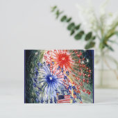 7月4日ヴィンテージはがき ポストカード (スタンド正面)