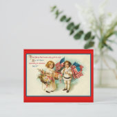 7月4日ヴィンテージグリーティングカード ポストカード (スタンド正面)