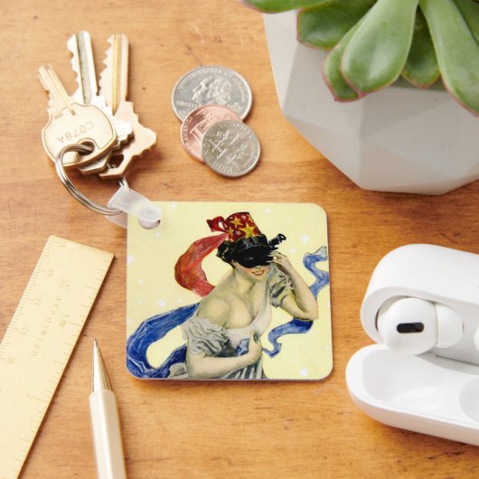 7月4日ヴィンテージ愛国仮装パーティー キーホルダー (デスク)