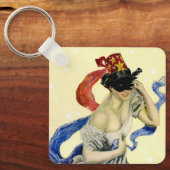 7月4日ヴィンテージ愛国仮装パーティー キーホルダー (正面)