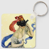 7月4日ヴィンテージ愛国仮装パーティー キーホルダー (裏面)