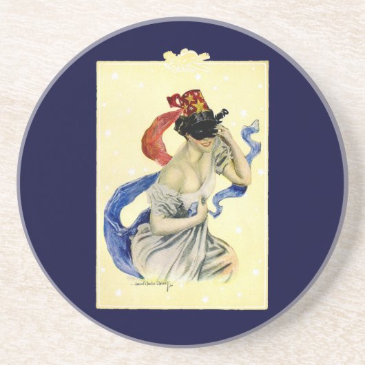 7月4日ヴィンテージ愛国仮装パーティー コースター (正面)