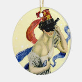 7月4日ヴィンテージ愛国仮装パーティー セラミックオーナメント (左)
