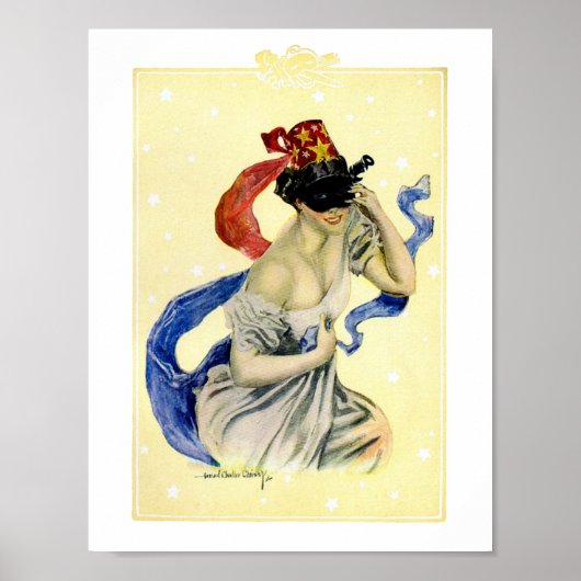 7月4日ヴィンテージ愛国仮装パーティー ポスター (正面)