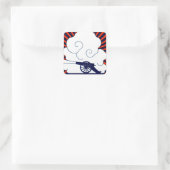 7月4日ヴィンテージ砲兵愛国心 スクエアシール (バッグ)