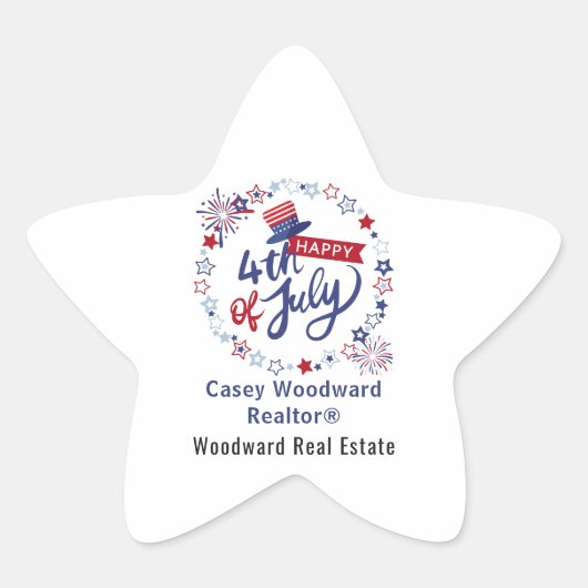 7月4日不動産仲介業者予算マーケティング愛国心 星シール (正面)