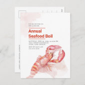 7月4日予算年間水産物の沸騰ロブスター シーズンポストカード (正面/裏面)