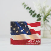 7月4日会社パーティー独立記念日 招待状 (スタンド正面)