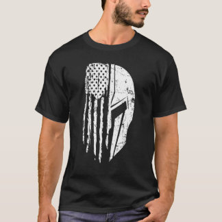 7月4日動揺して愛国米国国旗スパ Tシャツ