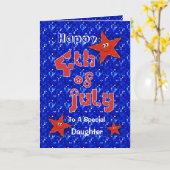 7月4日娘 カード (黄色い花)