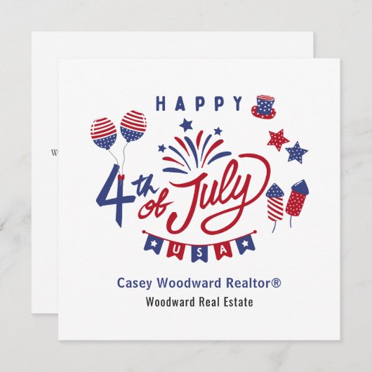 7月4日実在不動産紹介マーケティング予算 ノートカード (正面/裏面)