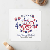 7月4日実在不動産紹介マーケティング予算 ノートカード (正面/裏面インサイチュ)