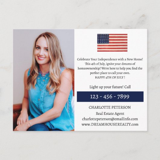 7月4日実在財 ポストカード (正面)