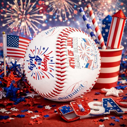 7月4日家族再会 野球ボール