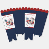 7月4日愛国独立記念日ファミリー名 フェイバーボックス (見開き)