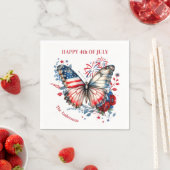 7月4日愛国独立記念日 スタンダードカクテルナプキン (インサイチュ)