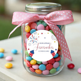 7月4日愛国独立誕生会 ラウンドシール