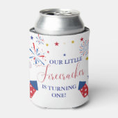 7月4日愛国独立誕生会 缶クーラー (缶正面)