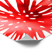 7月4日愛国的な2回目の誕生日パーティーウェルカムサイン ポスター (角)