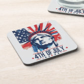 7月4日愛国的アメリカプライドお祝い コースター (左側)