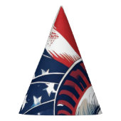 7月4日愛国的アメリカプライドお祝い パーティーハット (左)