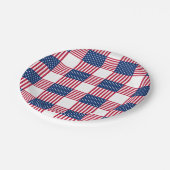 7月4日愛国的紙プレート ペーパープレート (アングル)
