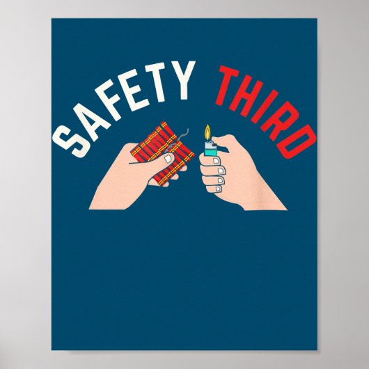 7月4日愛国花火の安全第3弾 ポスター (正面)