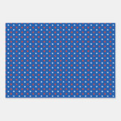 7月4日愛国赤白・青星 ラッピングペーパーシート (正面3)