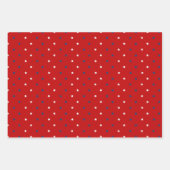 7月4日愛国赤白・青星 ラッピングペーパーシート (正面)