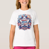 7月4日愛国250周年記念日 Tシャツ (正面)