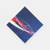 7月4日抽象芸術 スタンダードランチョンナプキン (角)