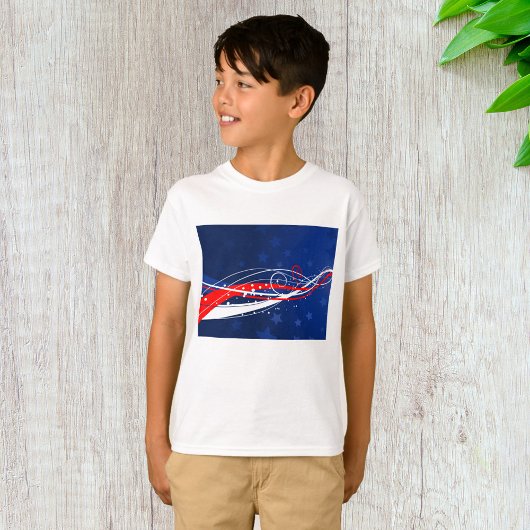 7月4日抽象芸術 Tシャツ