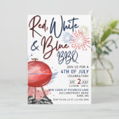 7月4日招待状7月4日お祝い 招待状 (スタンド正面)