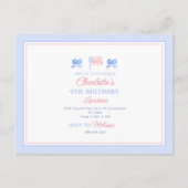 7月4日招待状（ポストカードサイズ） ポストカード (正面)